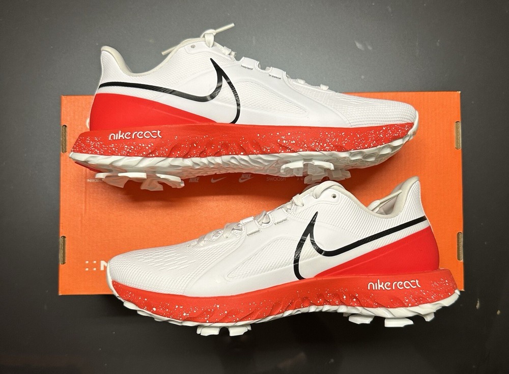 Nike React Infinity Pro Golf Shoes Size 4.5 Infrared 23 Mens New Deadstock