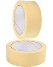 72 Large Rolls Of Masking Tape 50mm x 50 Metres Painting DIY Spraypaint Bodyshop