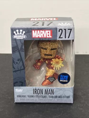 Funko Pop! Marvel Diamond Iron Man 217 Five Below exclusivo
