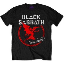 Image of Black Sabbath T-Shirt Never Say Die Archangel Ozzy Osbourne Official New