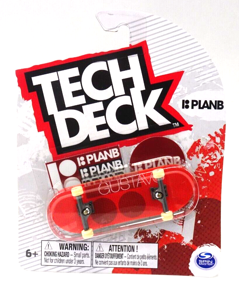 Tech Deck Fingerboard Skateboards PLANB GUSTAVO New in