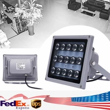 IR Infrared Illuminator Lamp 30W 12V Night Vision Security Floodlight For CCTV