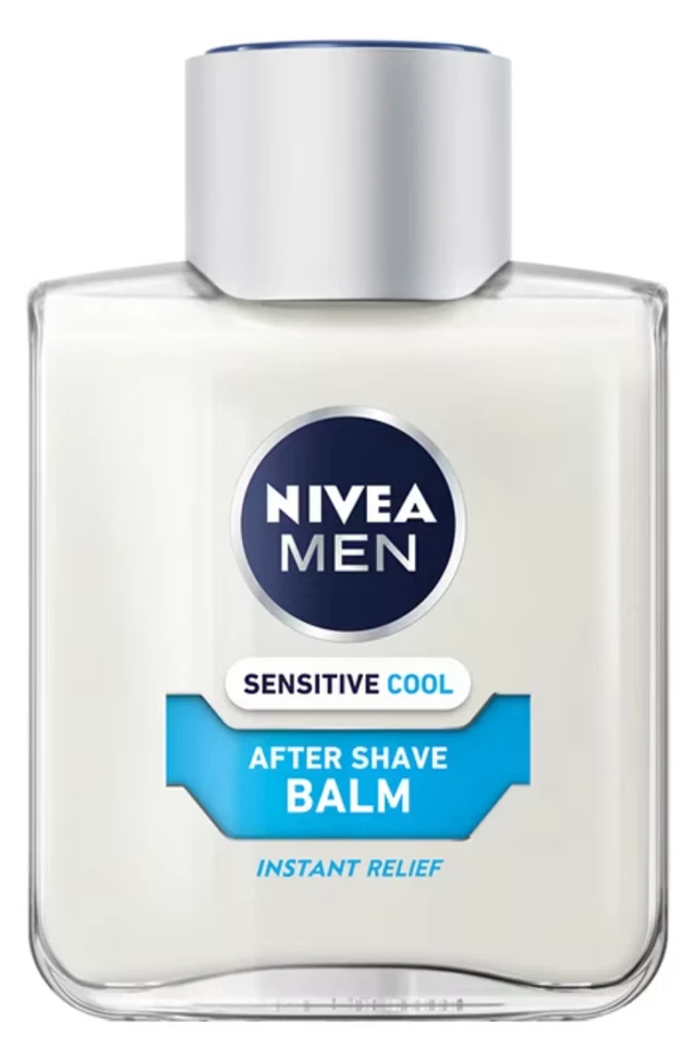 Paquete de 2 bálsamos para después del afeitado NIVEA MEN SENSITIVE COOL 100 ml/3,4 fl oz - piel sensible Foto 3 de 4