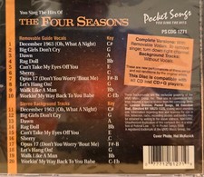 1271 FOUR SEASONS    POCKET SONGS KARAOKE CDG  LOT MI