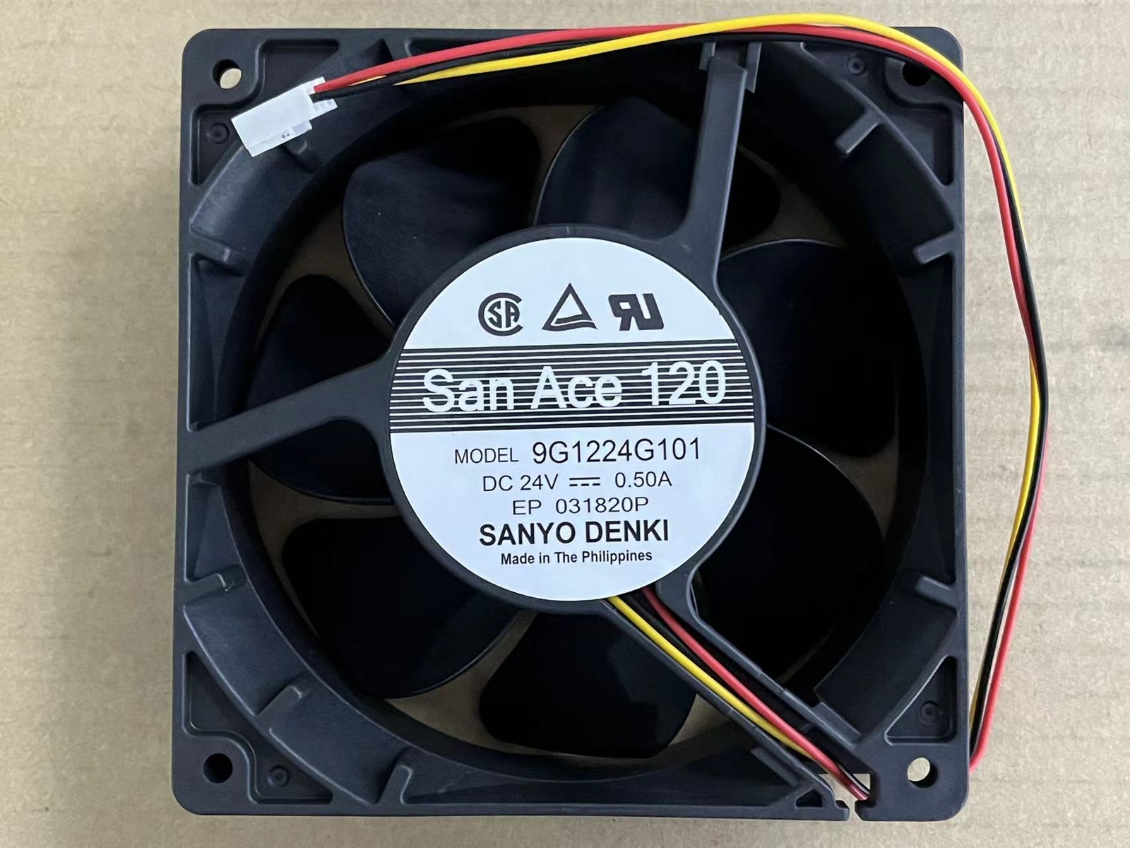 Original Sanyo 12038 24V 0.50A 9G1224G101 12cm Inverter Cooling 