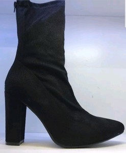 womens black sock boot