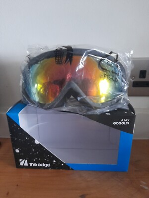 Winter Schneesport Ski Snowboardbrille winddicht 100% Augenabdeckung The Edge Ajax