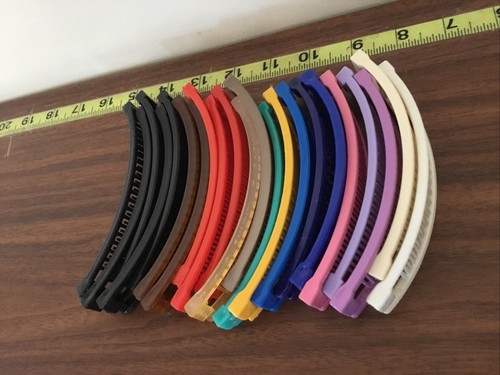 Banana Hair Clips for Thick/Fine Hair Vintage Classic Clincher Set of 22 K - Picture 4 of 7