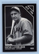 1991 Conlon Collection TSN #27 Ernie Lombardi