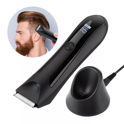 Men's Manscaping Pubic Hair Trimmer Groin Electric Ball Body Shaver Waterproof - Picture 6 of 21
