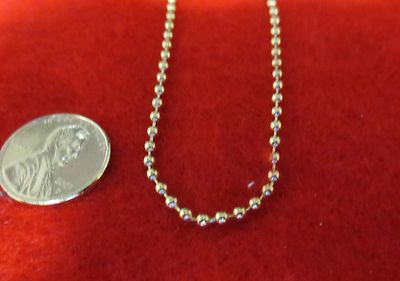 7 INCH 14 KT GOLD EP  BALL CHAIN BRACELET