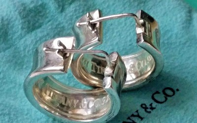 Sterling Silver 1837 Wide Hoop Earrings 