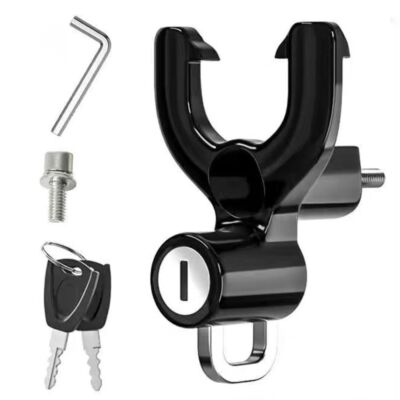 Motorrad Helmschloss Helm Diebstahlsicherung Sicherheitsschloss Fahrrad Multifunktionshaken