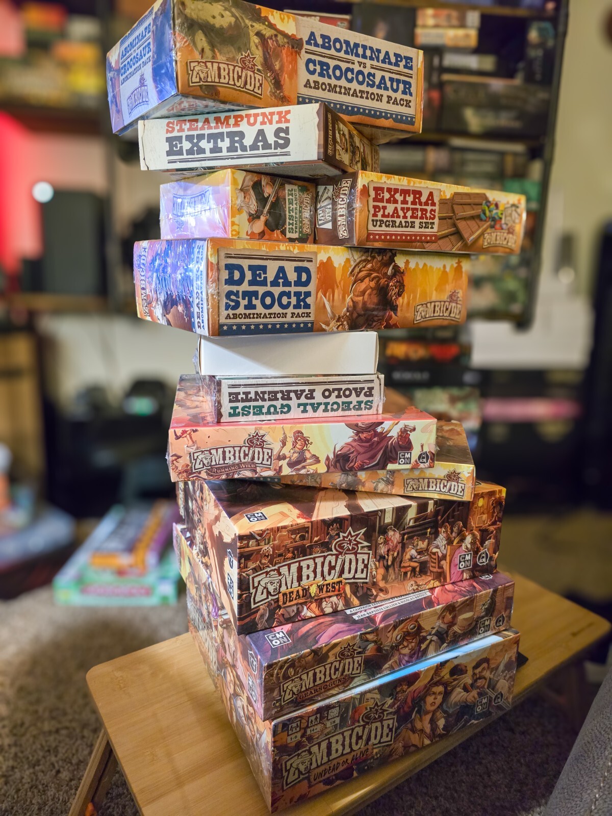 C-MON Zombicide: Undead or Alive Full Steam Kickstarter Pledge Board Game