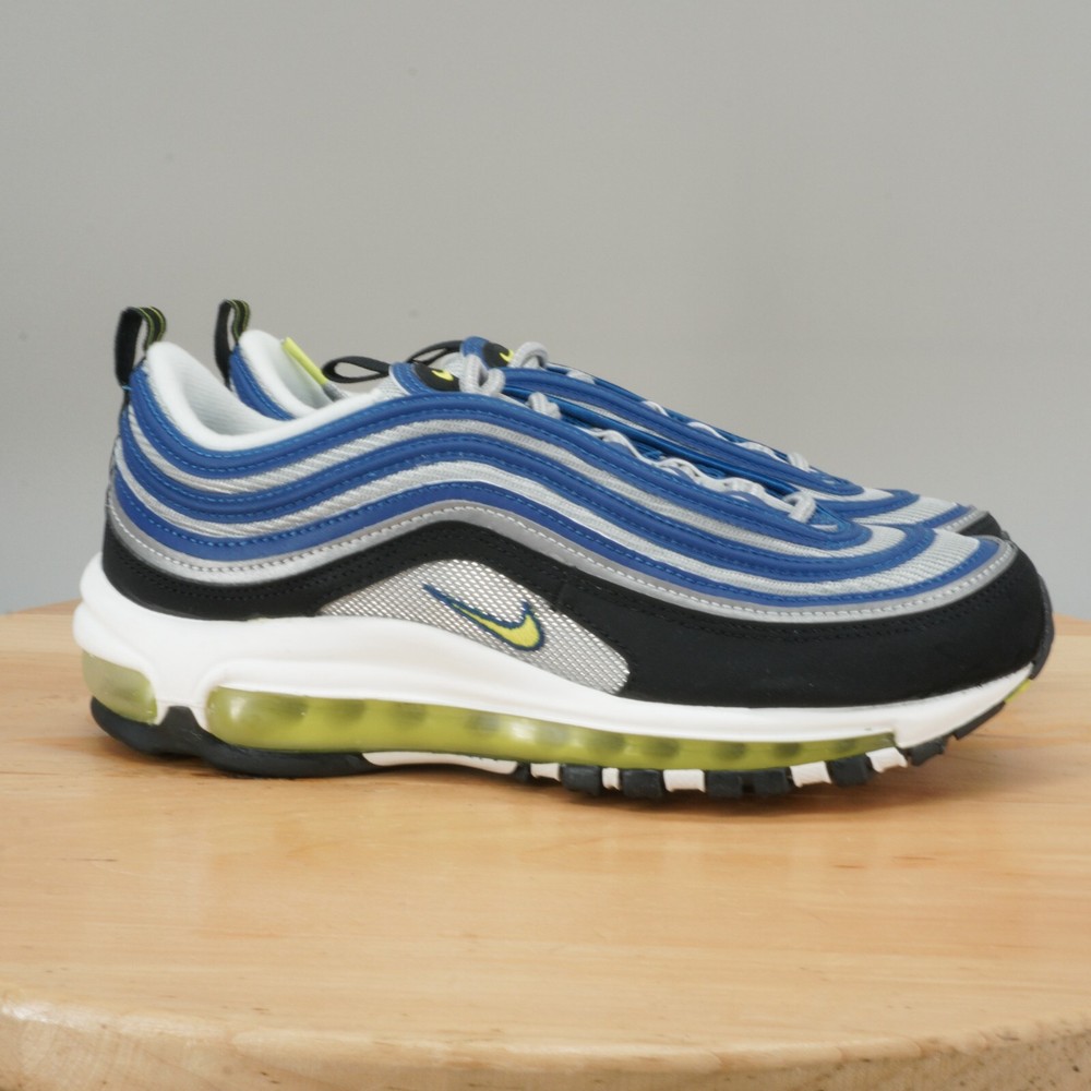 Men's Nike Air Max 97 OG Atlantic Blue Voltage Sneakers - Size 6.5/8