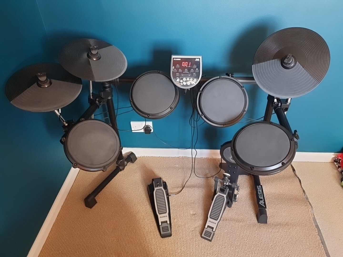Alesis DM6 electronic drum kit used eBay