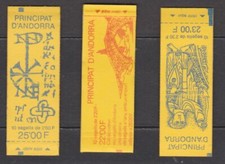 ANDORRE LOT de 3 CARNETS N° 2 / 3 / 4  - Cote 43 €