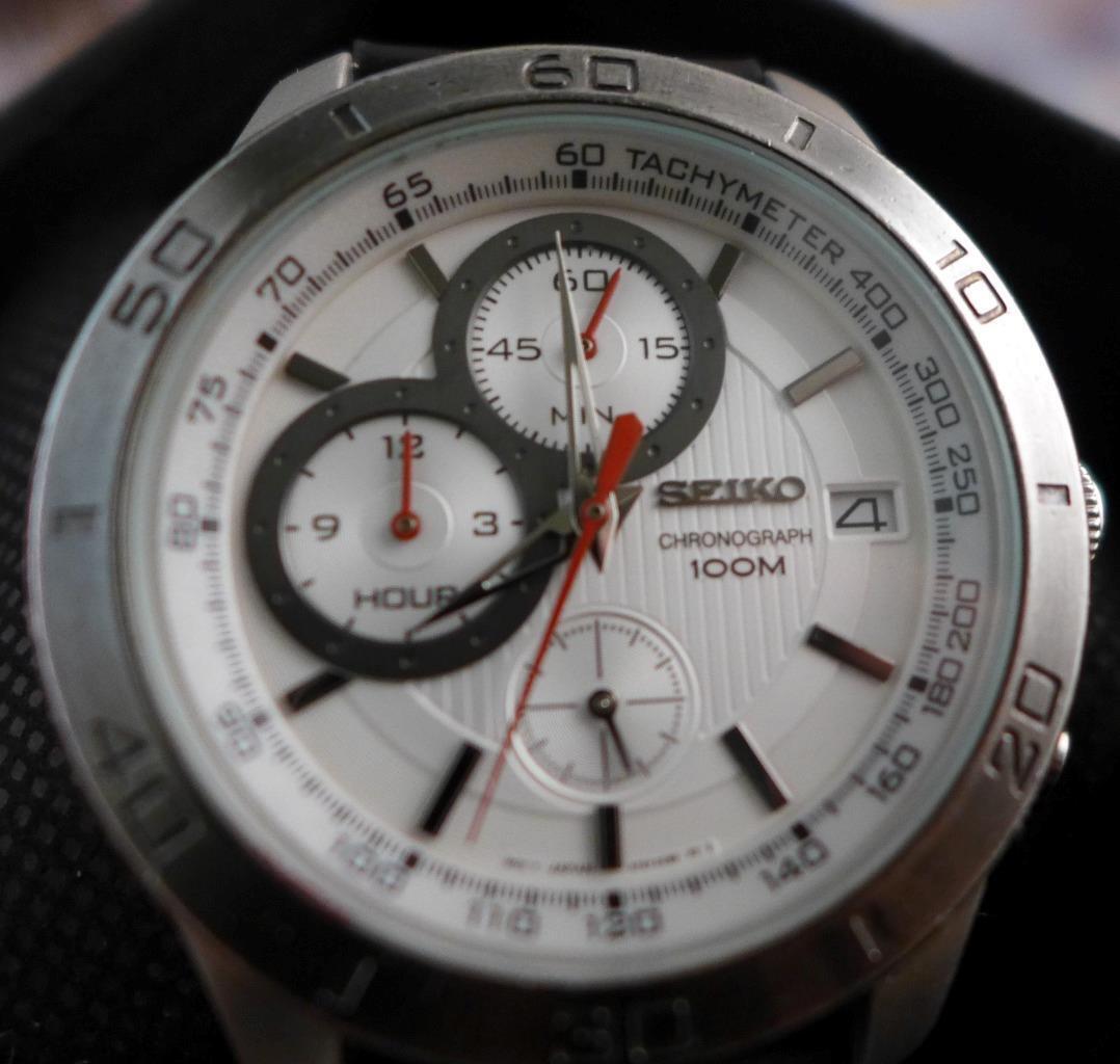 Elegant Large size 44mm Seiko 8T67 00B0 Date Men's Quartz Elegant Large size 44mm Seiko 8T67 00B0 Date Men's Quartz