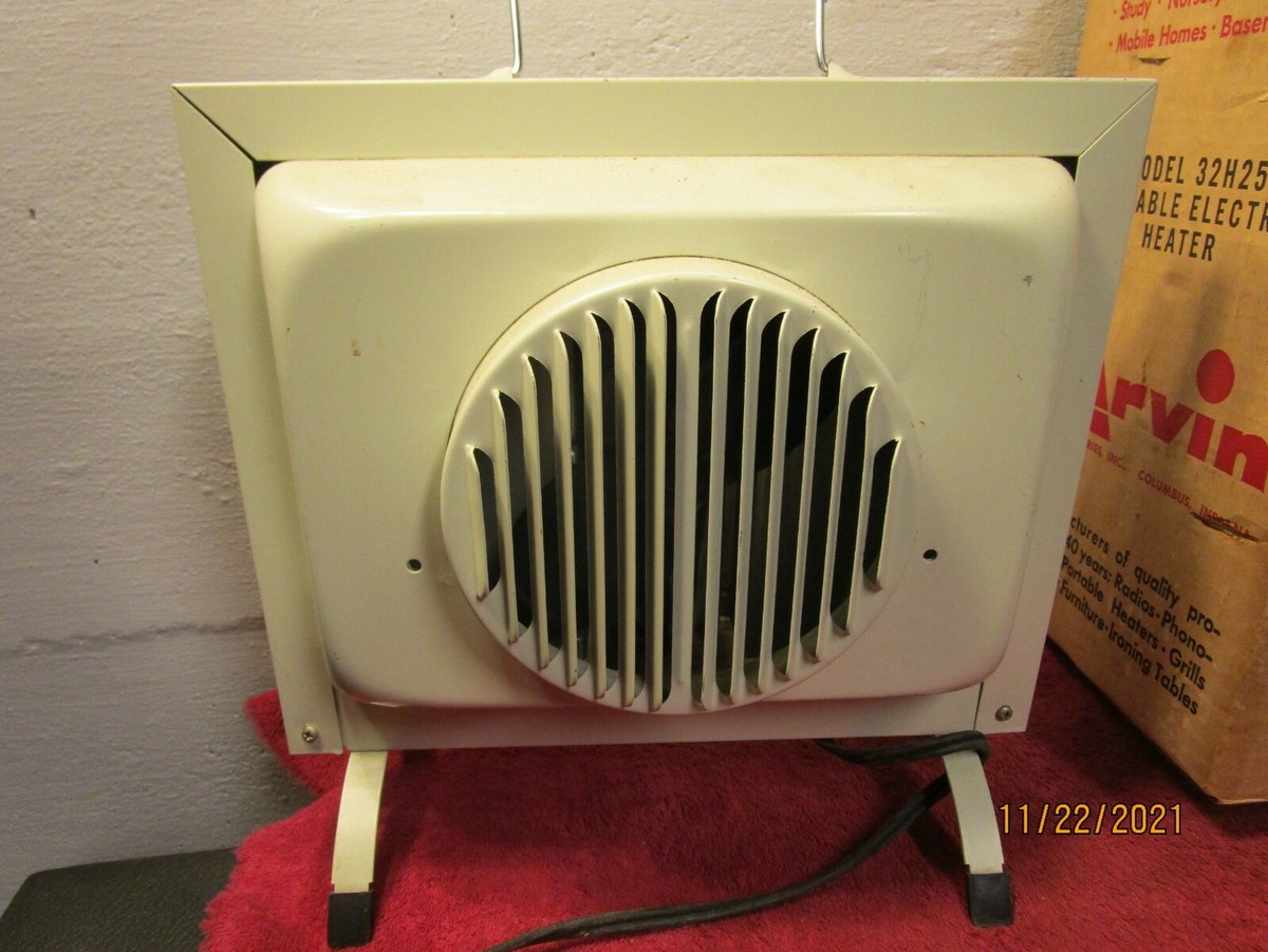 Vintage Arvin Electric Heater Model 32H25 1320 Watt W/ Forced Air Fan | eBay