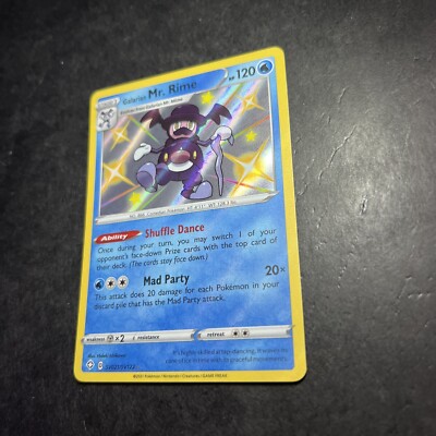 mr rime pokemon card value Amazon.com: Galarian Mr. Rime V - 049/189 main image 0