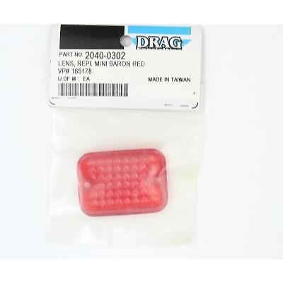 Drag Specialties Red Baron Lens Part Number - 2040-0302
