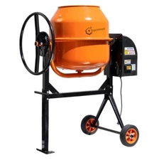 5.3 CF Electric Cement Concrete Stucco Mortar Mixer Steel Drum Mixer 2.3HP