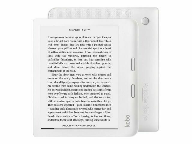 Kobo Libra 2 Adjustable eBook Reader - White for sale online | eBay