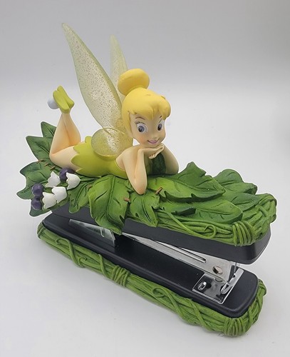 Vintage Disney Tinkerbell 5 pezzi scrivania set cancelleria campanellino nuovo scatola aperta - Foto 3 di 21