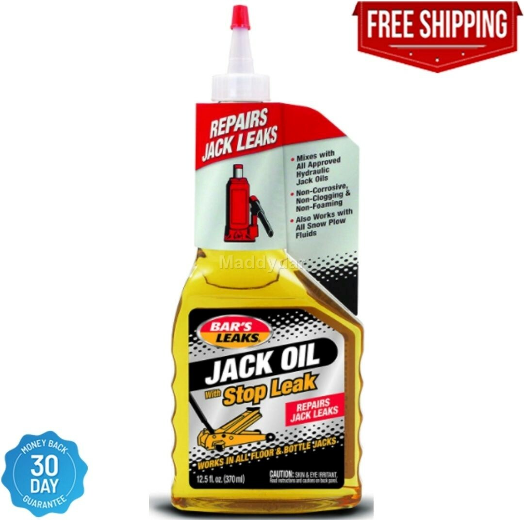 Bar's Leaks Jack Oil with Stop Leak Fluid Oil Leak Stopper Prevent