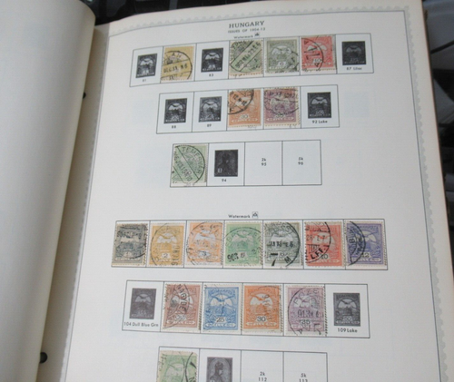 1871-1977 Ungarn GROSSE Briefmarkensammlung im Minkus Album, 1813 Briefmarken - Bild 6 von 24
