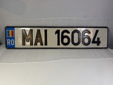Romania Romanian European Police Number License Plate Genuine Used Condition