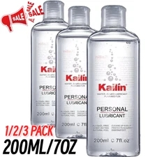 1~3PCS Lube Personal Premium Water Based Lubricant Long Lasting Natural Feel 7OZ
