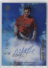 2021 Bowman Inception Blue Foil 12/99 Nick Yorke #PA-NY Auto 0lz4