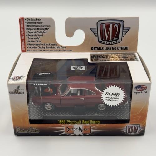M2 MACHINES 1969 PLYMOUTH ROAD RUNNER SEMA Limited Edition (492 Pieces)