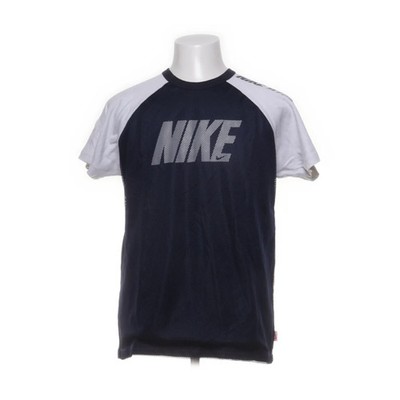 Nike, Basketball Hemd, Größe: XXL, Blau/Weiß, Print, Mesh, Herren #3oK