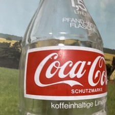 Coca-Cola Glasflasche 1,5 L ,dicke Berta &sbquo; Pfand-Wert-Flasche mit Sammlerflasche
