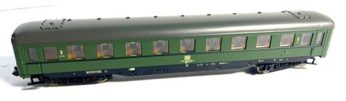 ROCO 24229 Reisezugwagen (Schürzenwagen) 2.Kl., grün, 4-achsig, EP II - III, OVP | Zustand: Neu