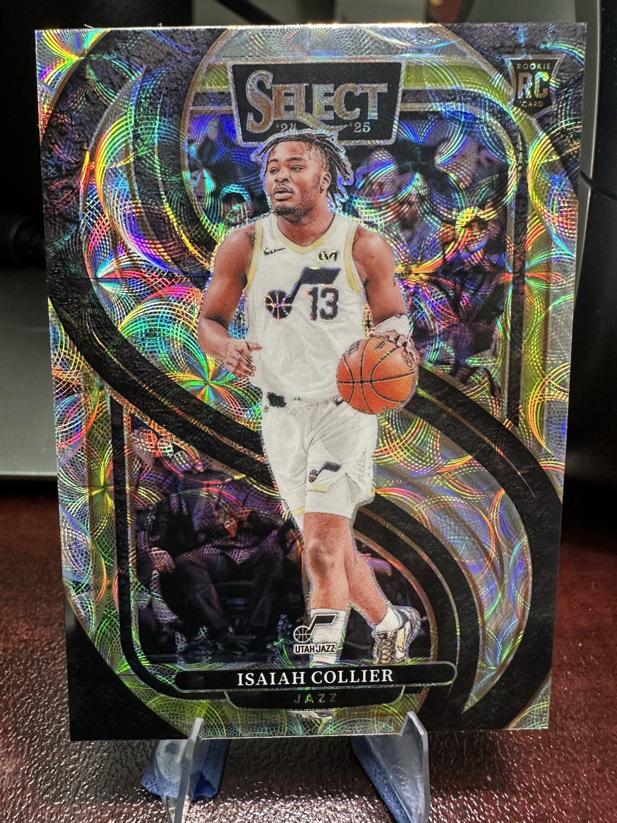 2024-25 Panini Select Premier Level #178 ISAIAH COLLIER Scope Prizm (RC) Jazz SP