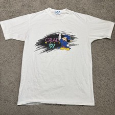 VTG 1991 Mickey Mouse Grad Nite T-Shirt Mens Large Single Stitch Disneyland 90s