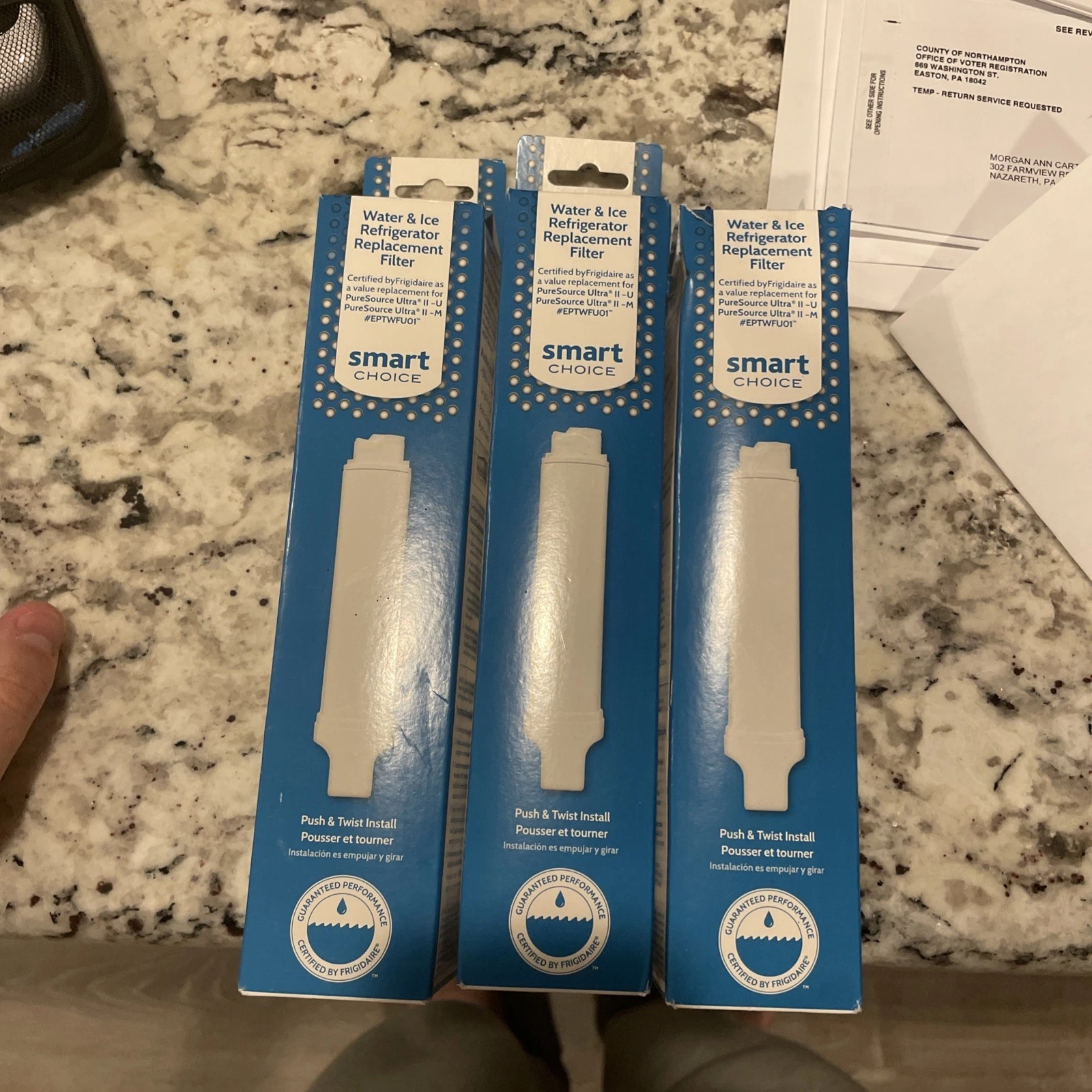 Smart Choice SCWFTCTO1 Replacement for Eptwfu01 Refrigerator Water Filter 3 Pack
Opens in a new wind