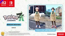 Pokémon LEGENDS Z-A  Trench Coat and Pants SET Bonus DLC SWITCH