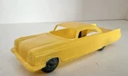 MARX GAS STATION CAR - YELLOW CADILLAC - W/METAL WHEELS -VG- HARD-TO-FIND CAR