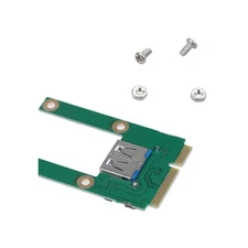 Mini PCI-E To USB 2.0 Converter Adapter USB Port Expansion Card for Notebook
