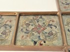 Vintage Robert M Weiss Reverse Painted Glass Wood Cross Ornate Floral Motifs 17" — photo 10