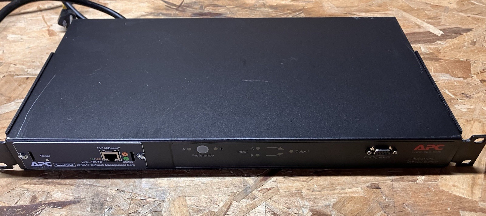 APC AP7750 Automatic Transfer Switch (ats) 8 Port - 100/120v - Used - Working!!!