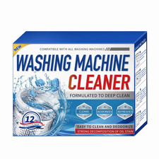 12/24Pcs Washing Machine Cleaner Washer Deep Solid Cleaning Effervescent Tablets