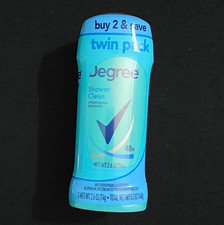 Degree Shower Clean Antiperspirant Deodorant Stick 48HR 2pk 2.6oz