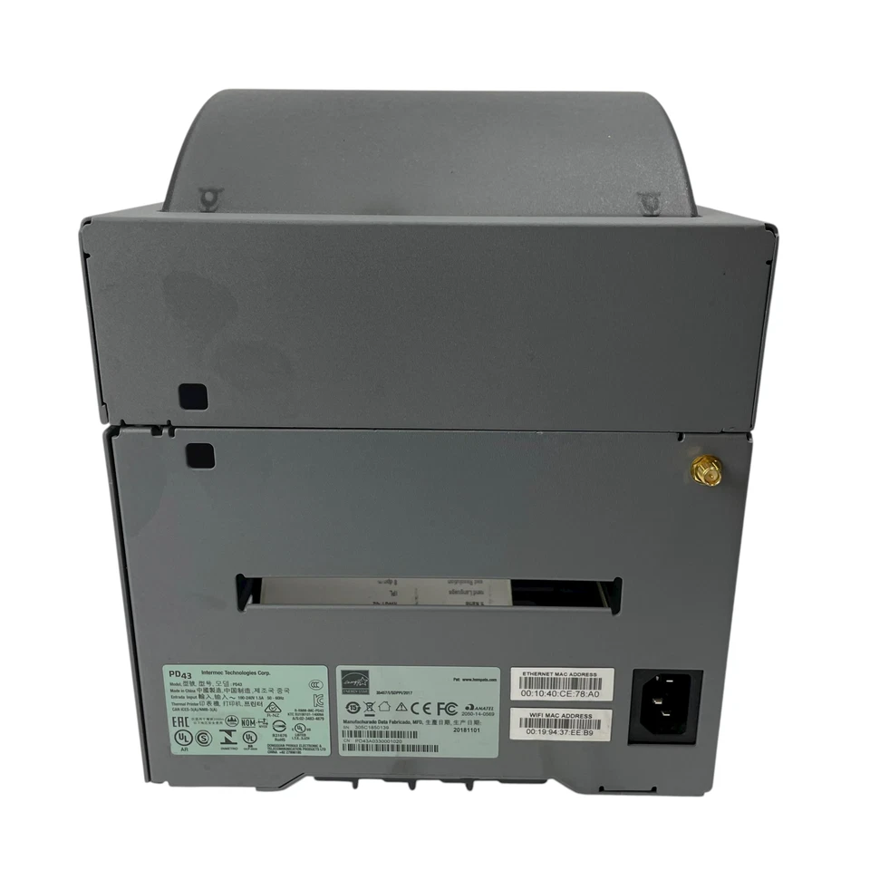 Intermec PD43 Direct Thermal Label Barcode Printer 203dpi - Image 4 of 4