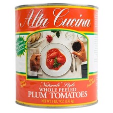 Tomates ciruela pelados enteros estilo natural Stanislaus Alta Cucina, 6,43 libras