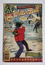 Hot Stove Edition "Winter Ball" Signed Limited Edition Pop Fly Art Print Qty ??